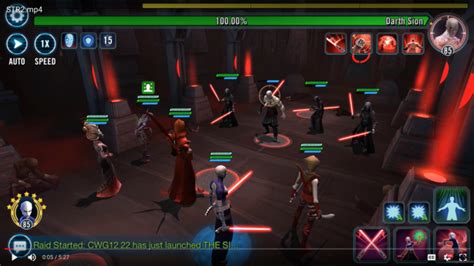 SWGOH // Sith Triumvirate Raid .